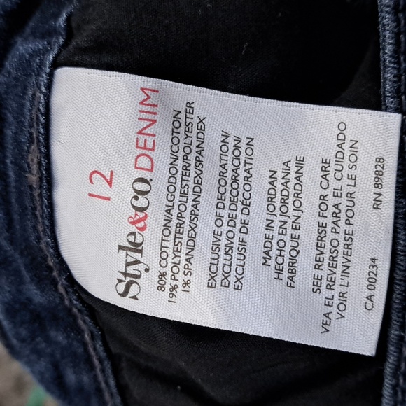 Women's jeans Bermuda shorts size 12 with 1% Spandex and 80% Cotton for comfort - Picture 4 of 4